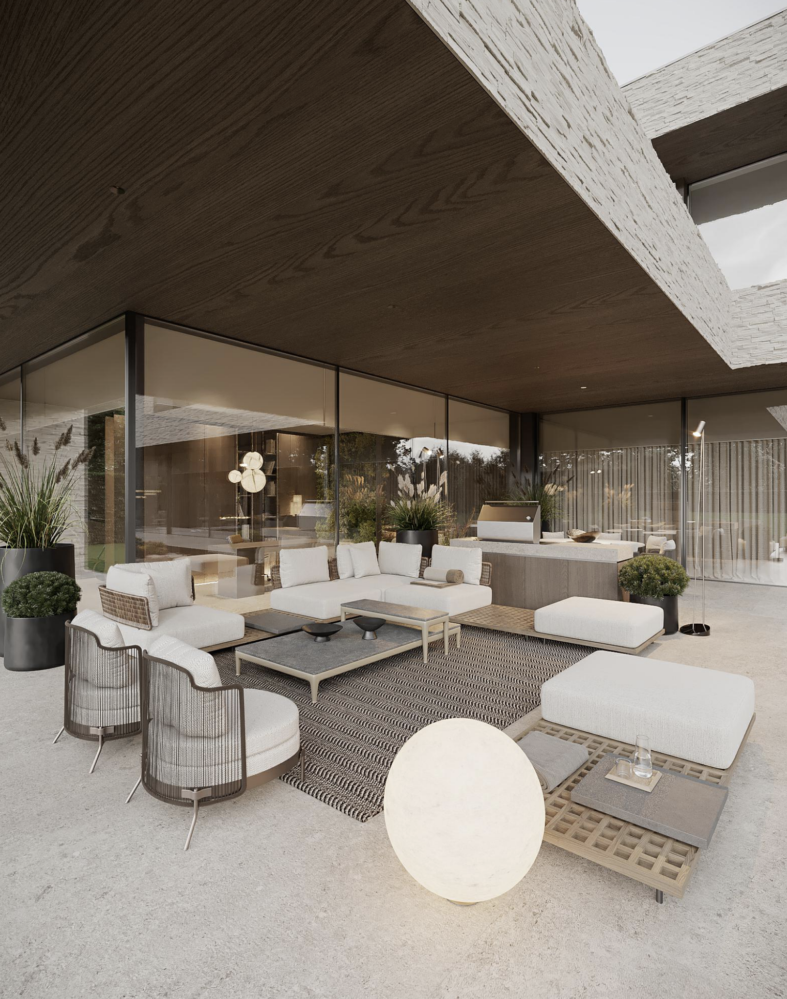 luksusowa kuchnia zewnętrzna na wymiar atepaa meble zewnętrzne 