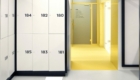 Clothing lockers for changing rooms
