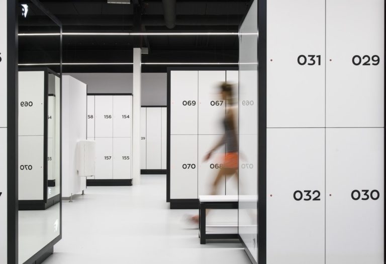 Clothing lockers for sporting facilities and cloakrooms by Atepaa®